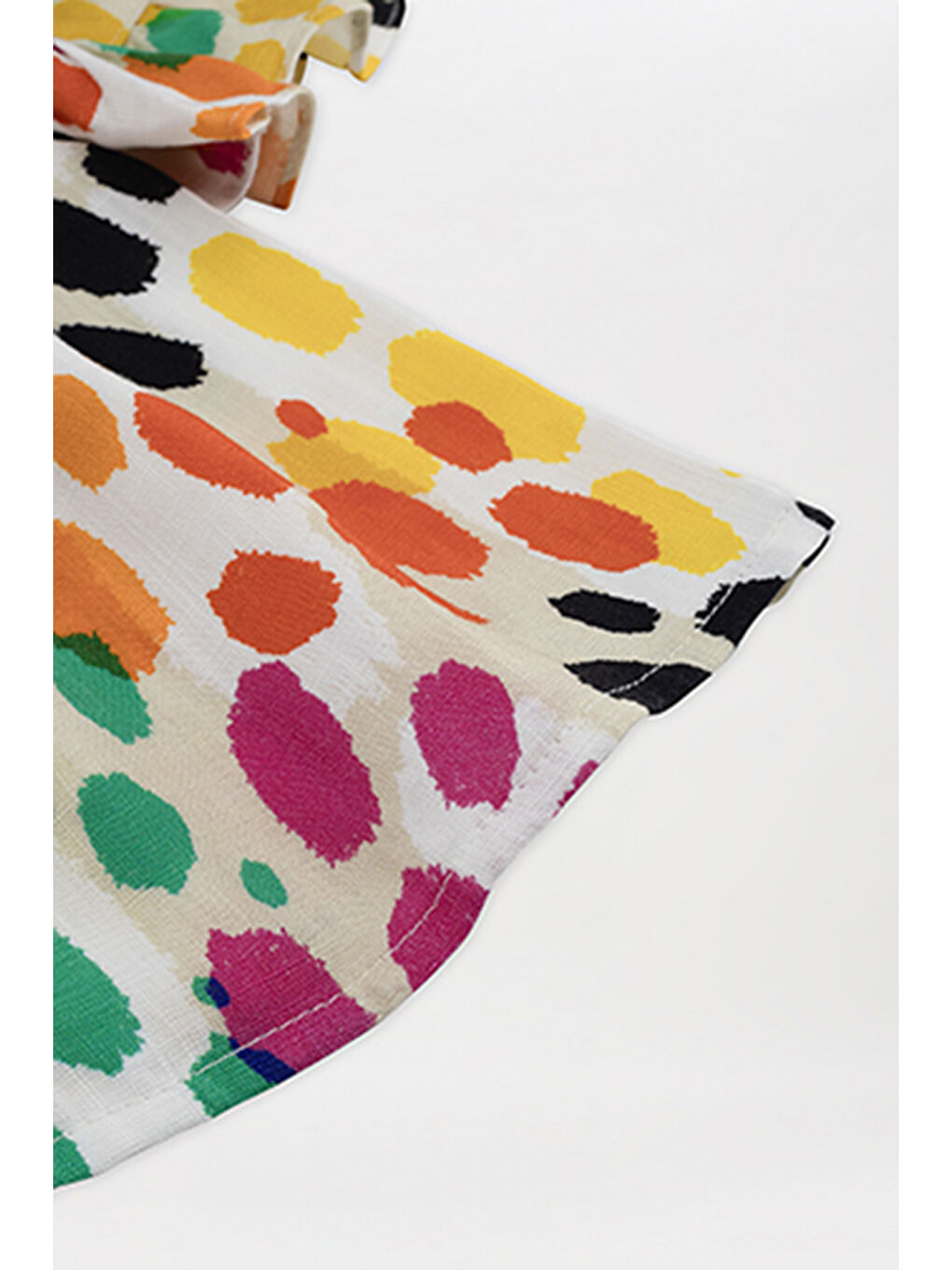 Kız Bebek Leopar Desenli Bej Gömlek-2