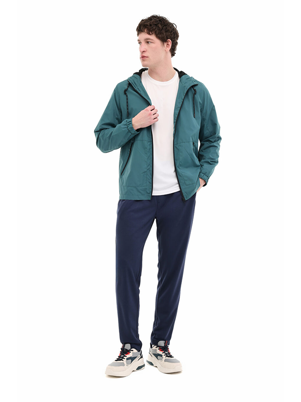 ML INDIGO 8PRF115 6FX Yeşil Erkek Yağmurluk-2