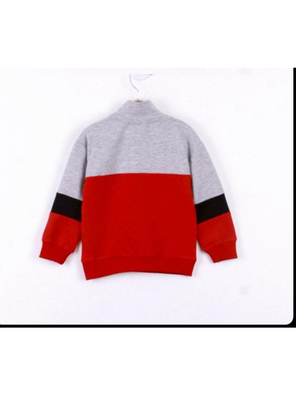 Kırmızı Erkek Çocuk Ration Baskılı Sweatshirt-2