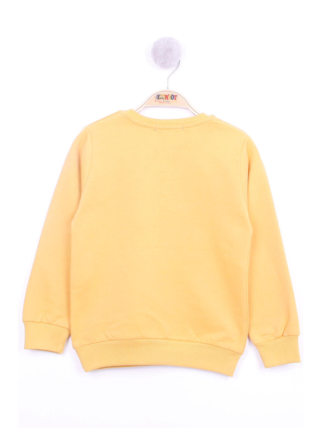 Sarı Erkek Çocuk Hayvan Baskılı Sweatshirt-1