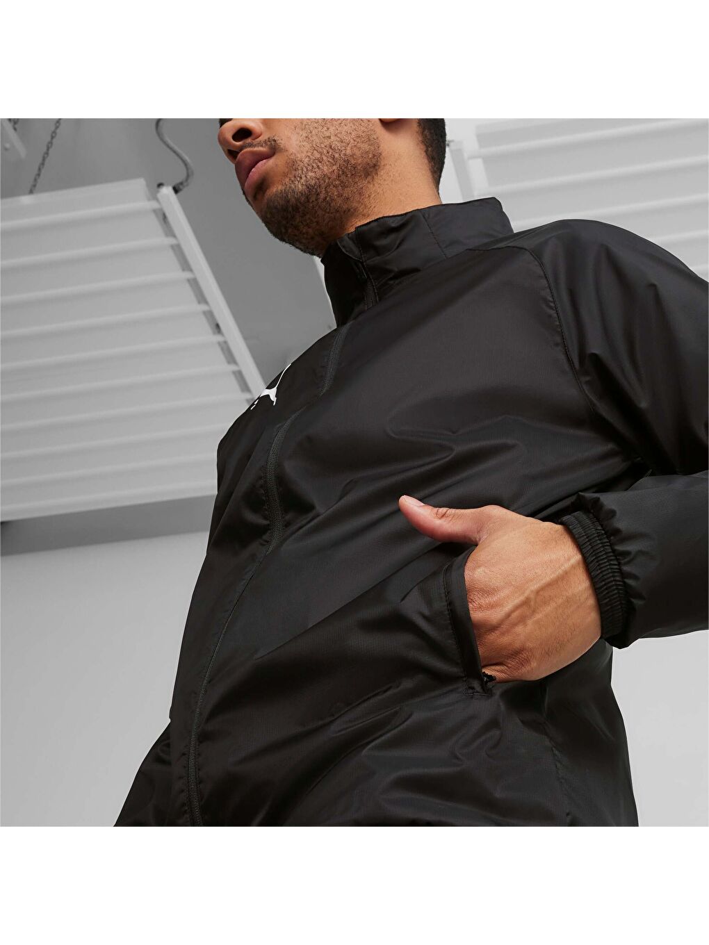 Siyah teamGOAL Football Erkek Ceket-3