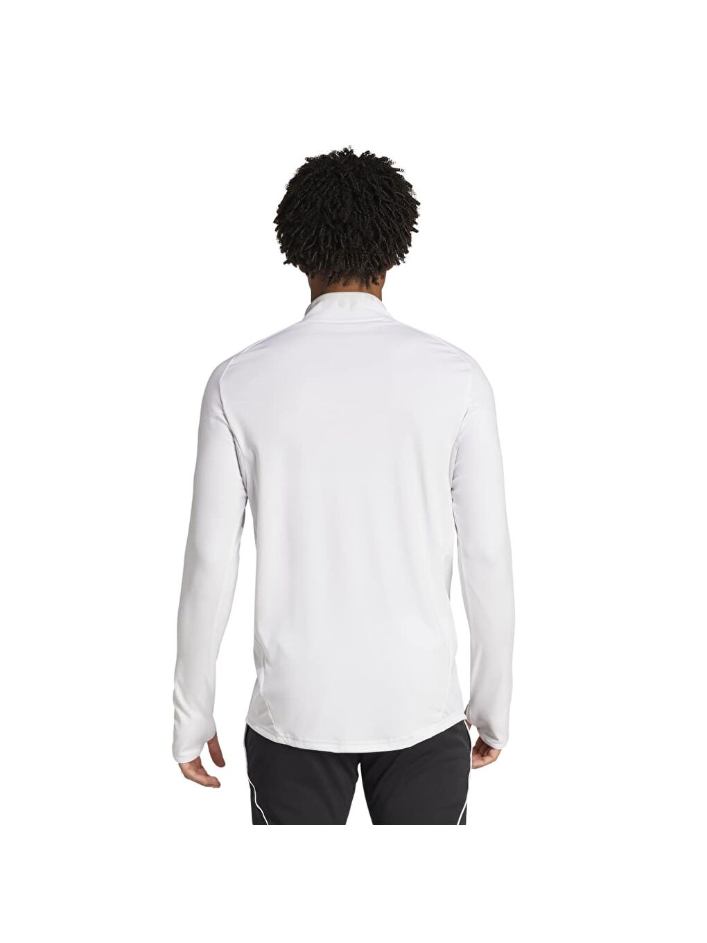 Tiro25c Training Erkek Beyaz Dik Yaka Tişört-1