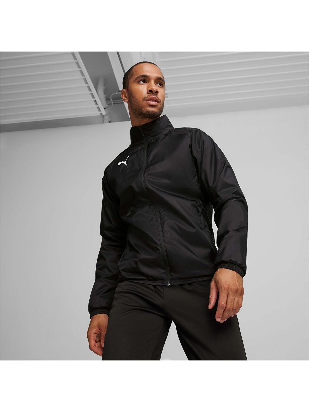 Siyah teamGOAL Football Erkek Ceket-6