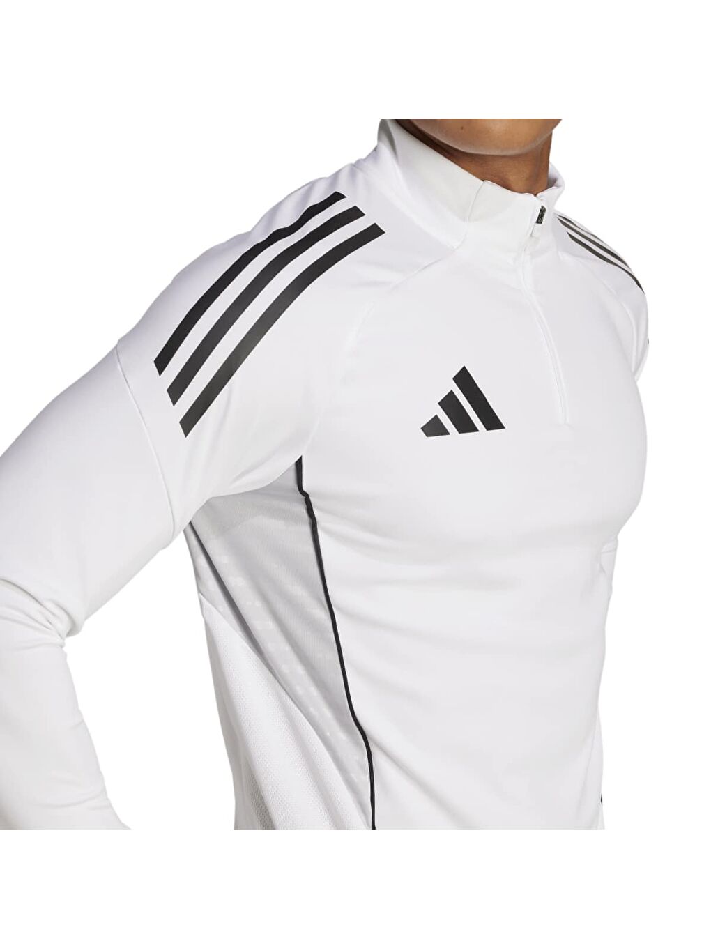 Tiro25c Training Erkek Beyaz Dik Yaka Tişört-4