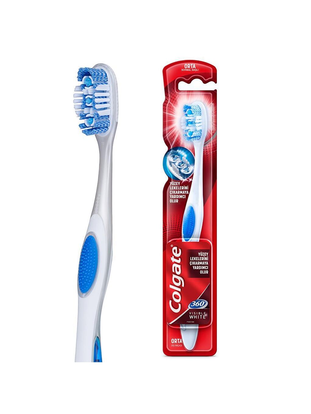 Colgate Karışık Diş Macunu 75 ml X2, Orta Diş Fırçası, Palmolive Men Duş Jeli 500 ml + Duş Lifi & Fırça Kabı - 2