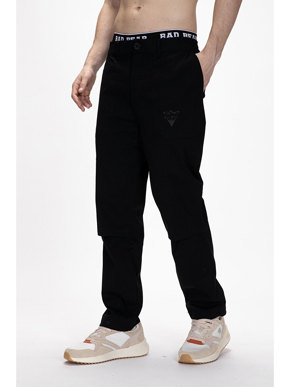 Siyah Thunder Si̇yah Erkek Pantolon-4