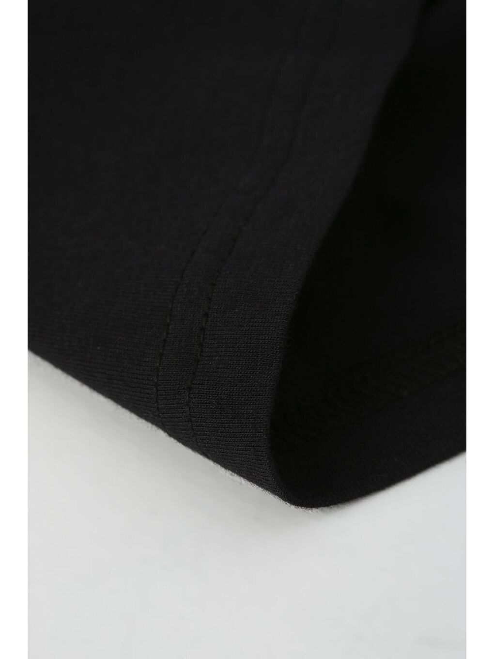 Siyah %100 Pamuk Uzun Kollu Penye İçlik Elbise-4