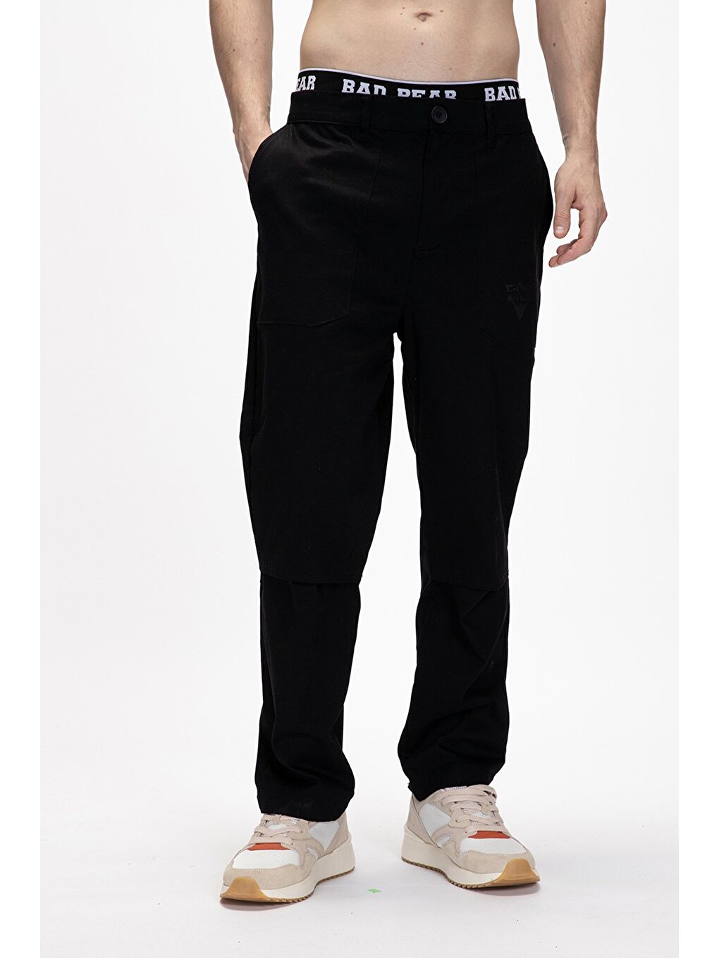 Siyah Thunder Si̇yah Erkek Pantolon-7