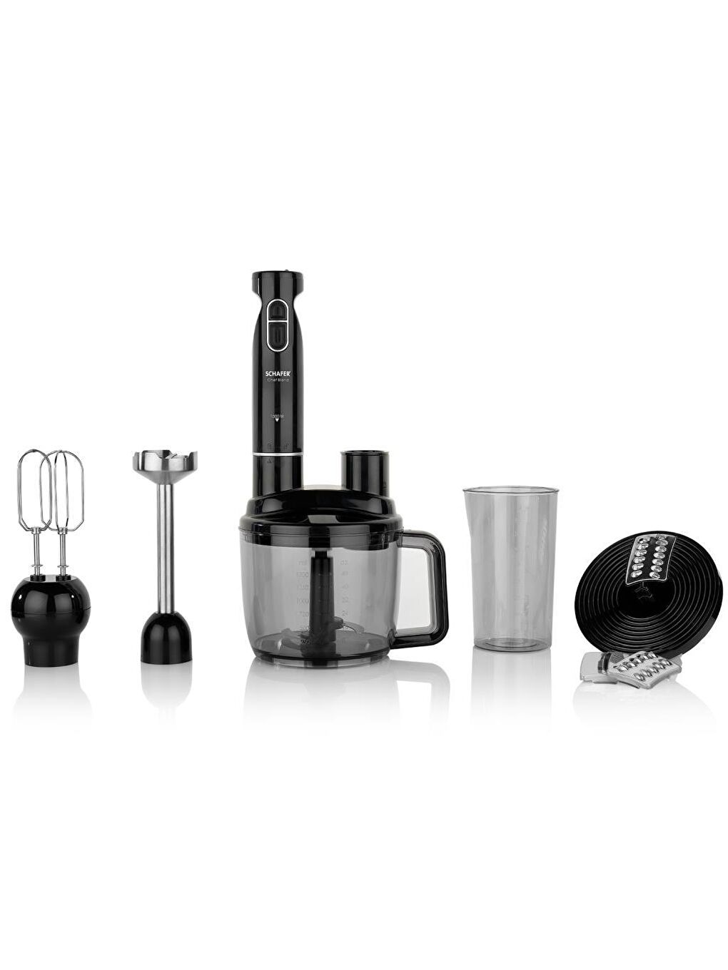 SCHAFER Siyah Chef Blend Mega Blender Set-Siyah - 1