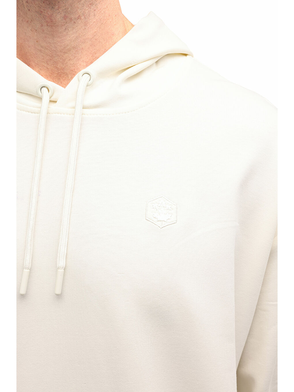 Bej MB SN73 HOODIE 5PR Ekru Erkek Sweatshirt-3