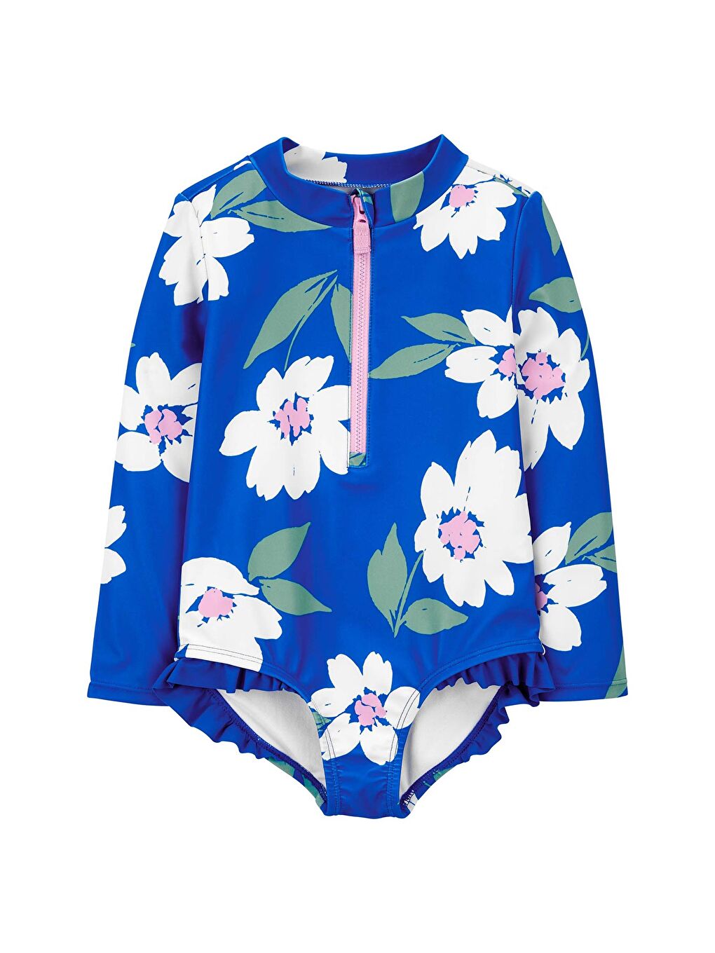 Karışık Küçük Kız Çocuk Güneş Koruyucu Mayo