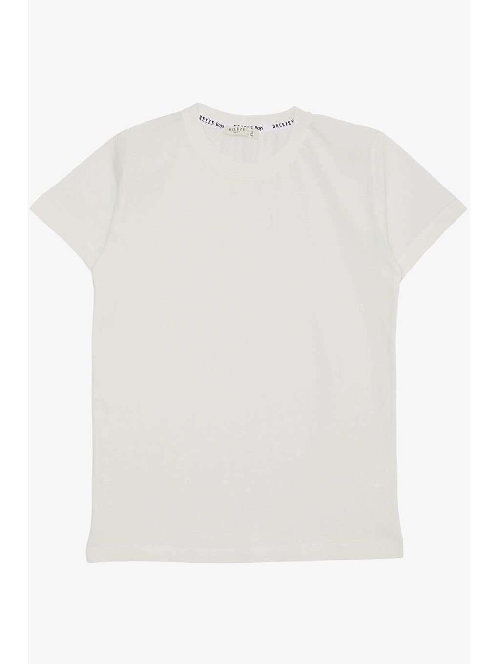 Erkek Çocuk Tişört Basic Ekru (4-14 Yaş)