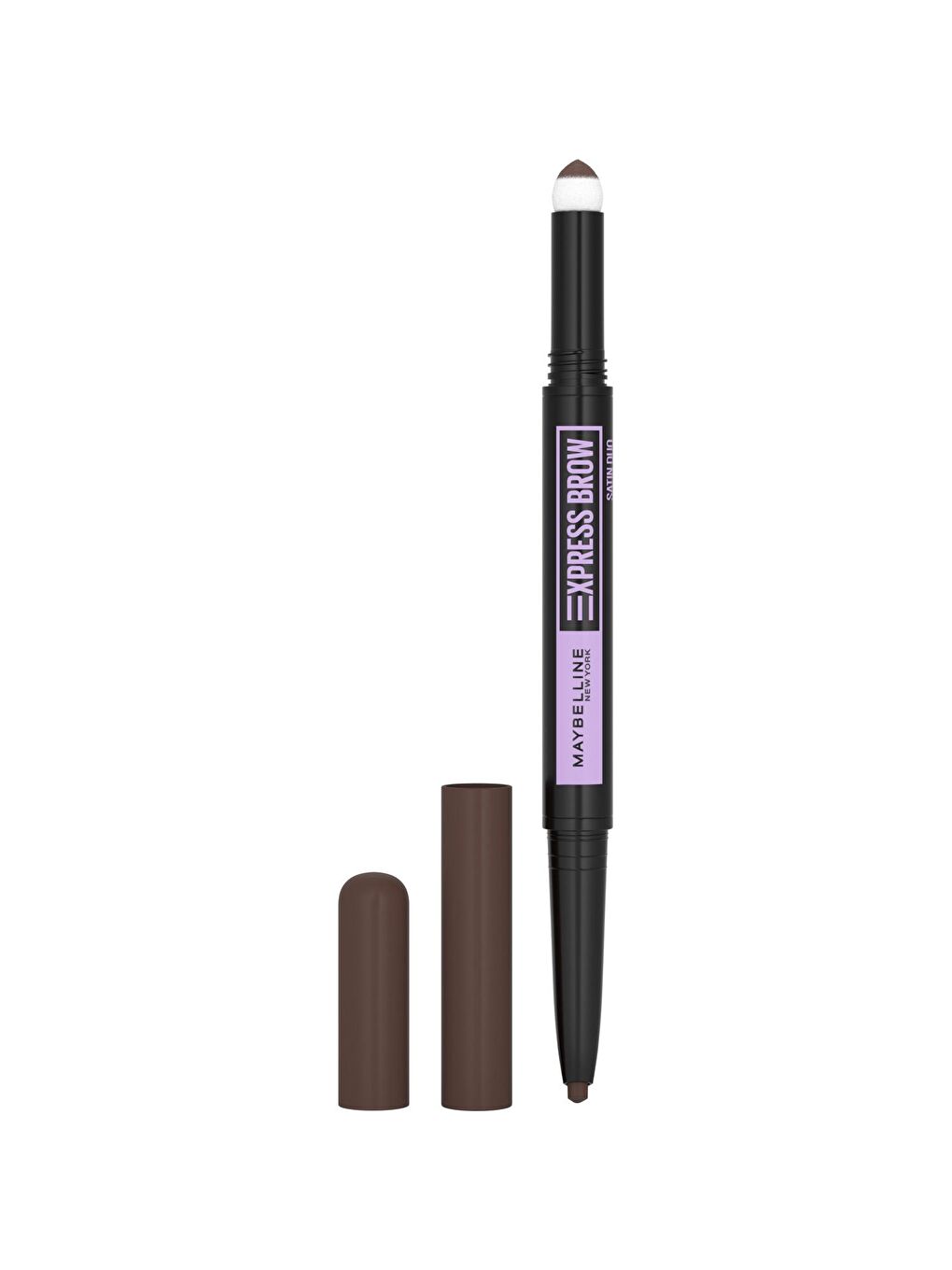 MAYBELLINE NEWYORK Nude Express Brow Satin Duo Çift Taraflı Kaş Kalemi -  04 Koyu Ton