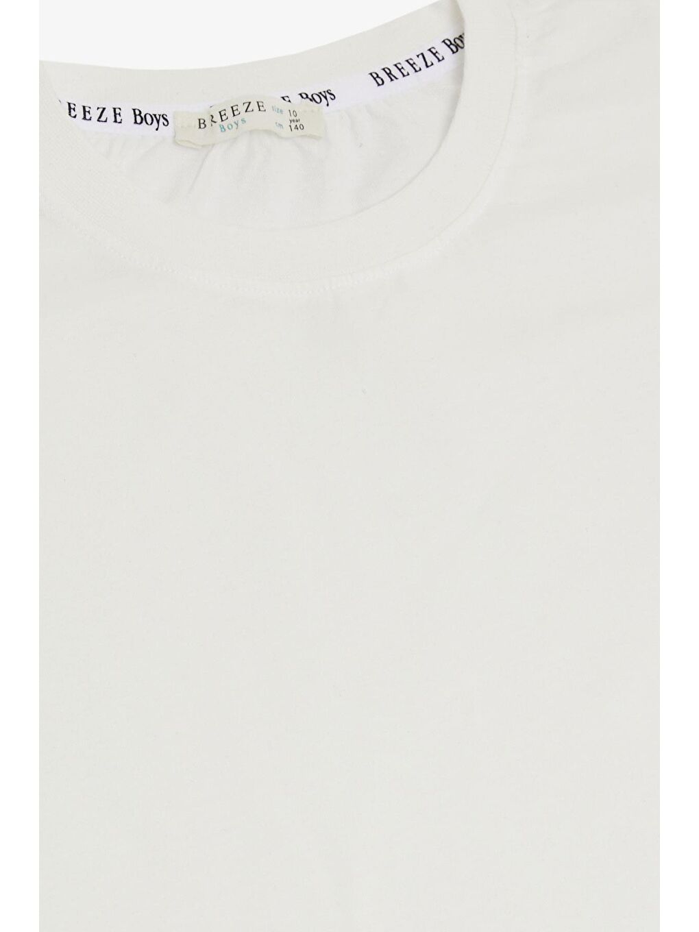 Erkek Çocuk Tişört Basic Ekru (4-14 Yaş)-2