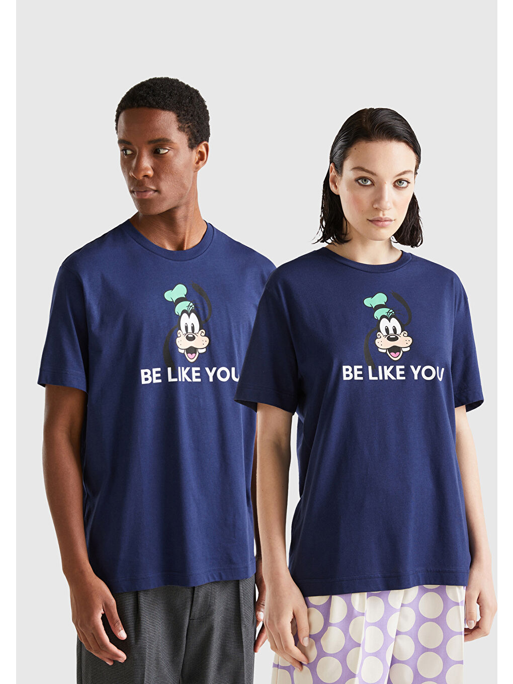 United Colors Of Benetton Unisex Lacivert Mix  100 Pamuk Disney Baskılı T Shirt - 2