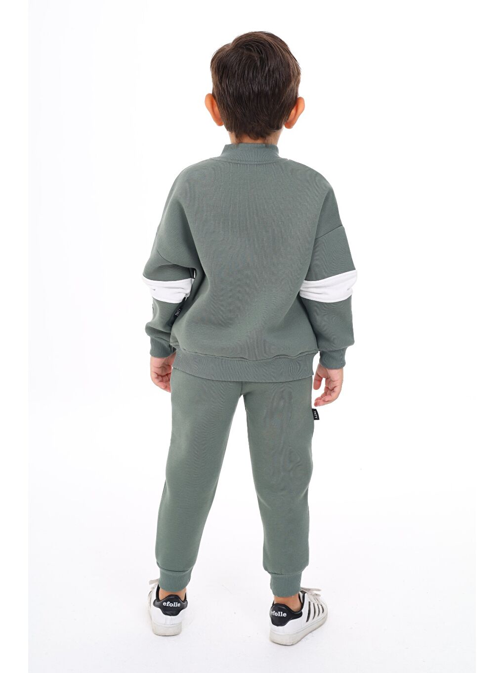 Yeşil Erkek Çocuk Nakışlı Eşofman Takım-3