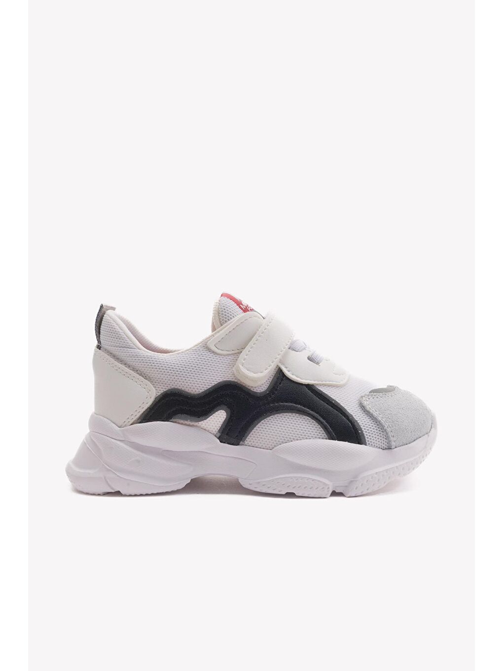 Erkek Çocuk Beyaz Hakiki Deri Hafif Spor Ayakkabı-3