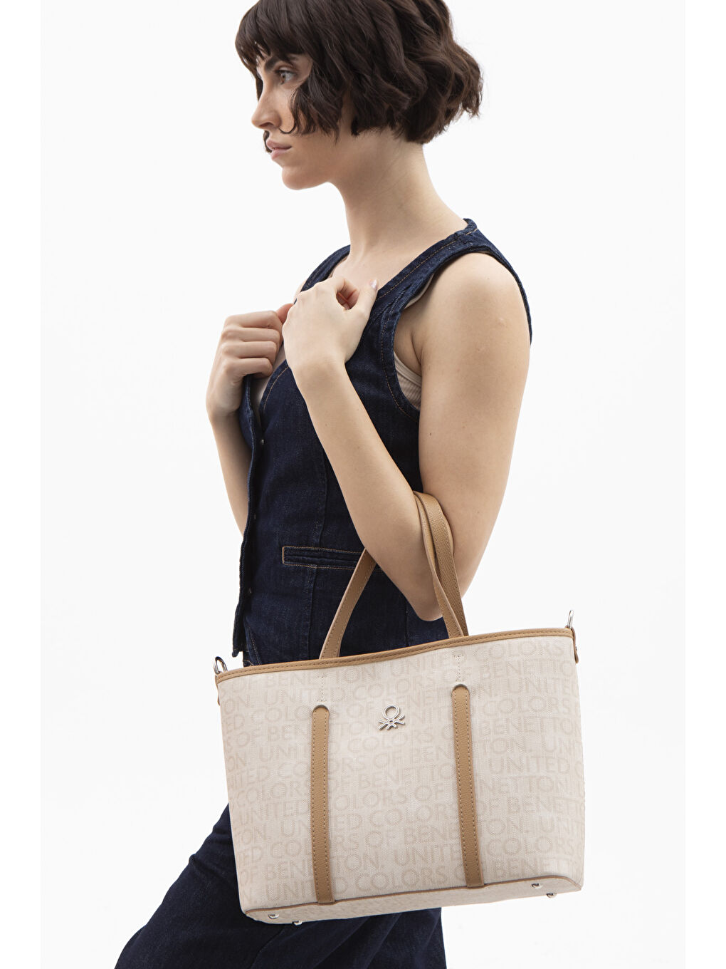 Kadin Kol Çantasi Bej-Camel BNT1604