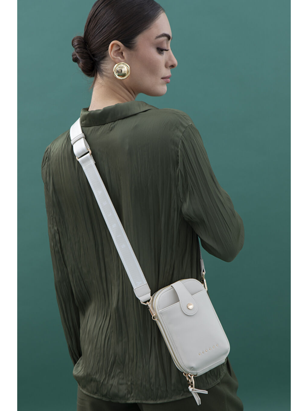 Kadin Çapraz Çanta Beyaz SLY209-1