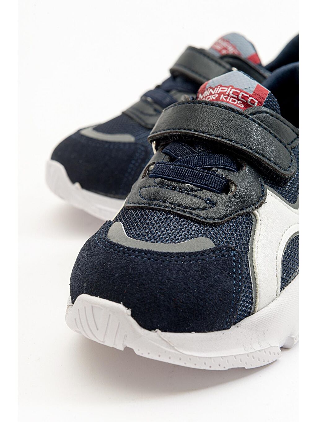 Erkek Çocuk Lacivert Hakiki Deri Hafif Spor Ayakkabı-1