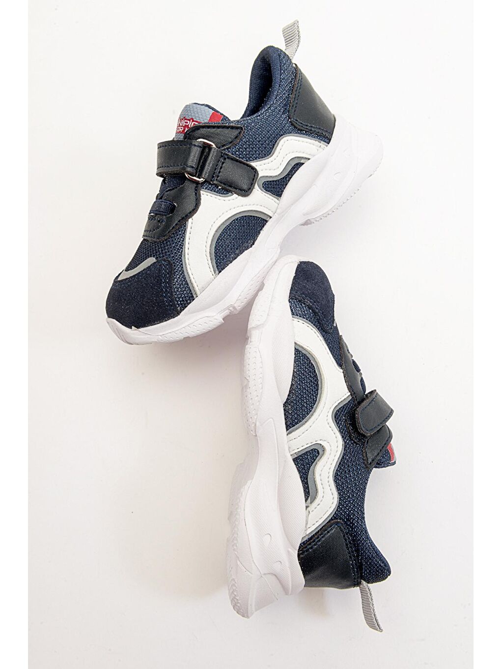 Erkek Çocuk Lacivert Hakiki Deri Hafif Spor Ayakkabı-2