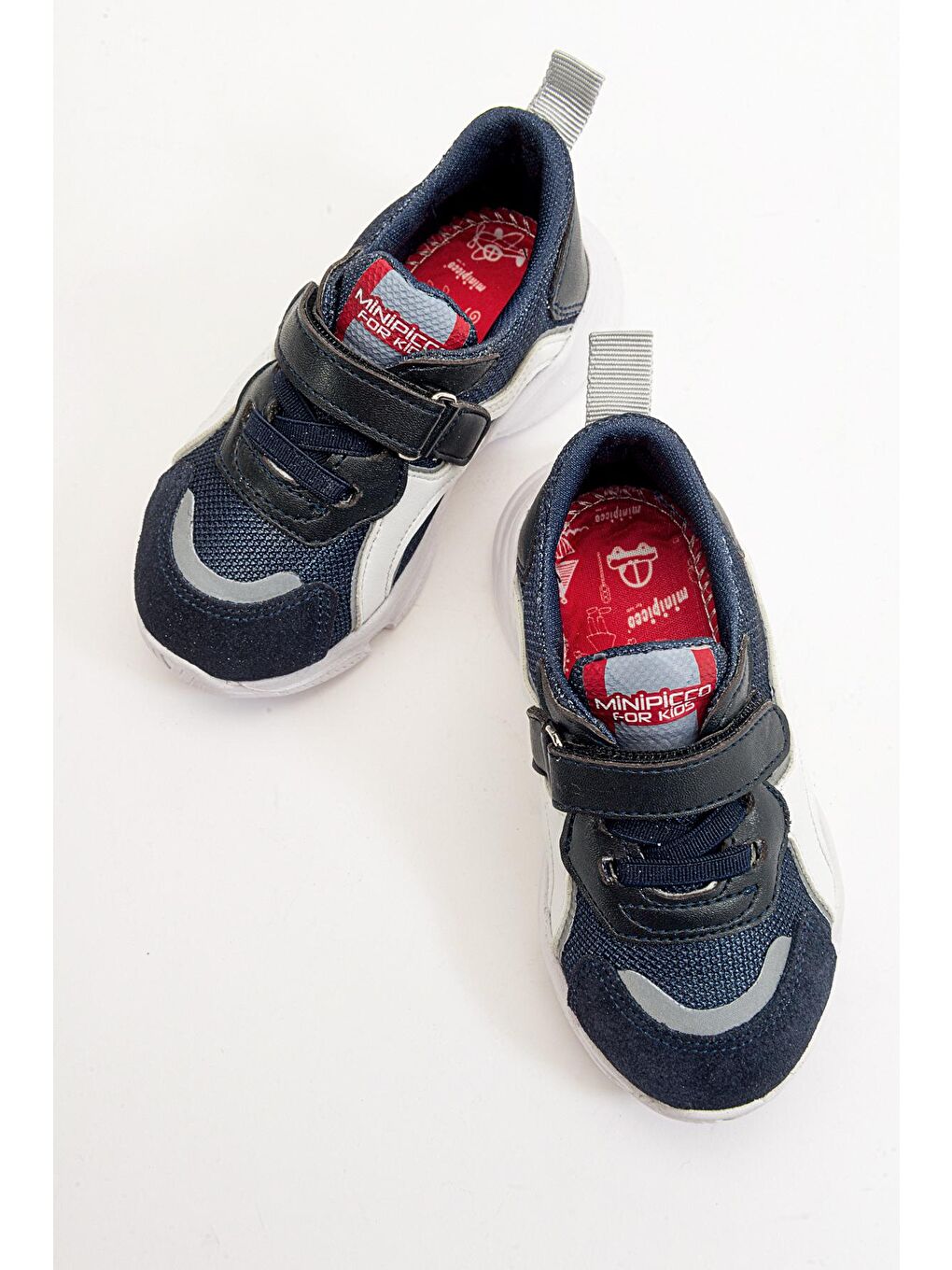 Erkek Çocuk Lacivert Hakiki Deri Hafif Spor Ayakkabı-3