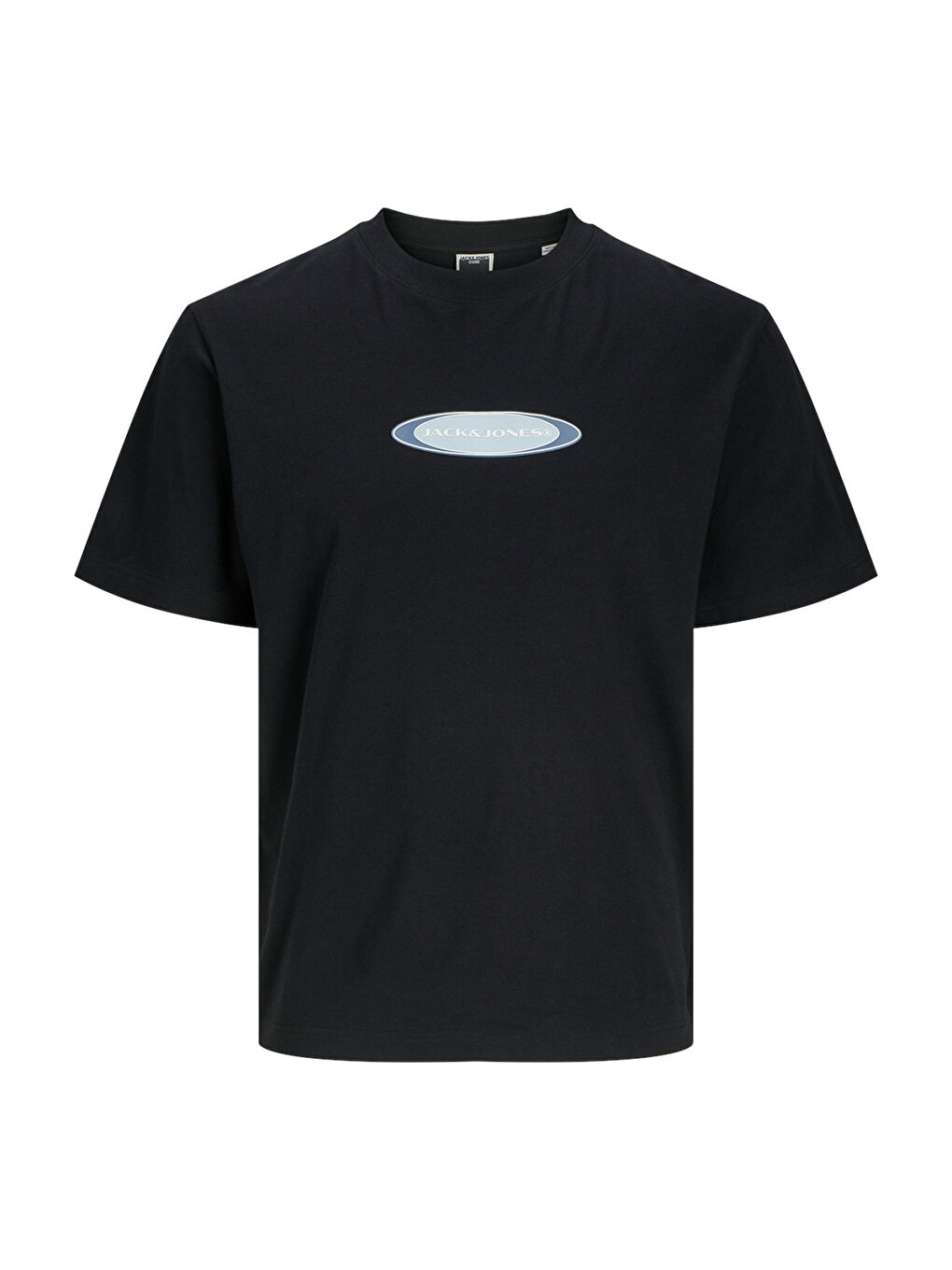 Pacer Branding Print Crew Neck Erkek Siyah Yuvarlak Yaka Spor Tişört