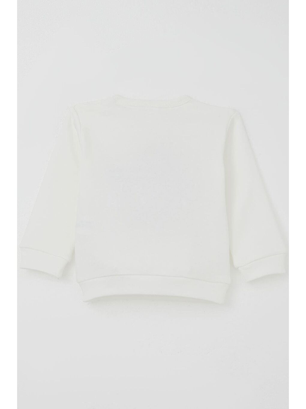 Erkek Bebek Pijama Takımı Omuzdan Patlı Pelüş Sakallı Hoho Ekru (4 Ay-1 Yaş)-3