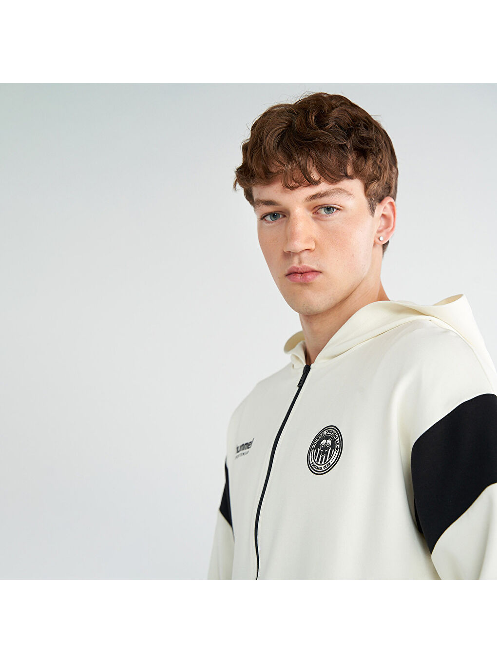 Glex Erkek Ekru Kapüşonlu Ceket-2