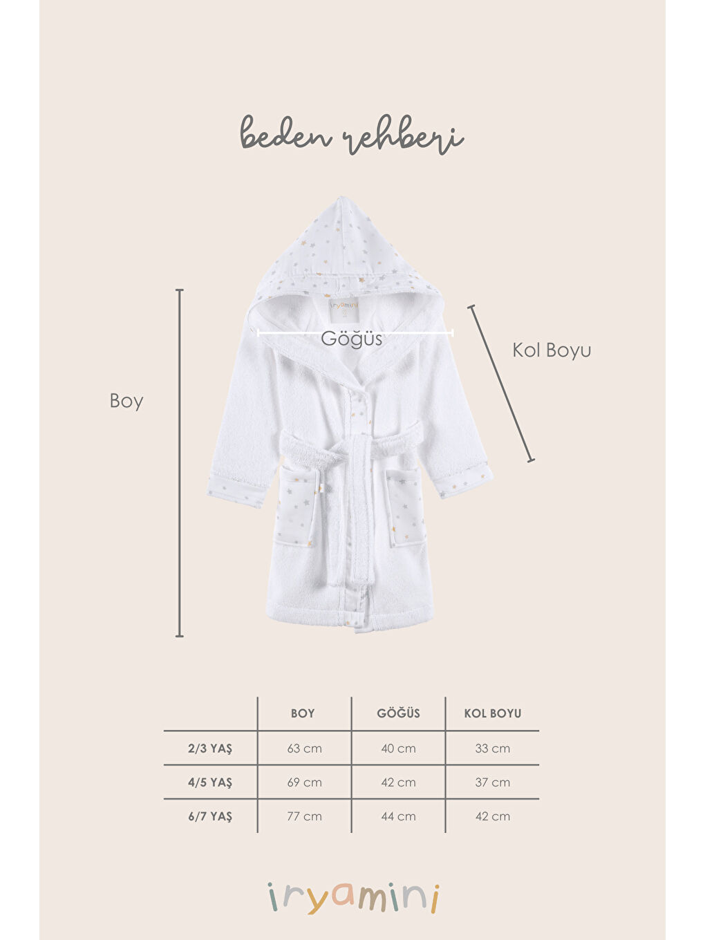 Dreamer Organik Pamuk Müslin Detaylı Çocuk Bornoz Beyaz-1