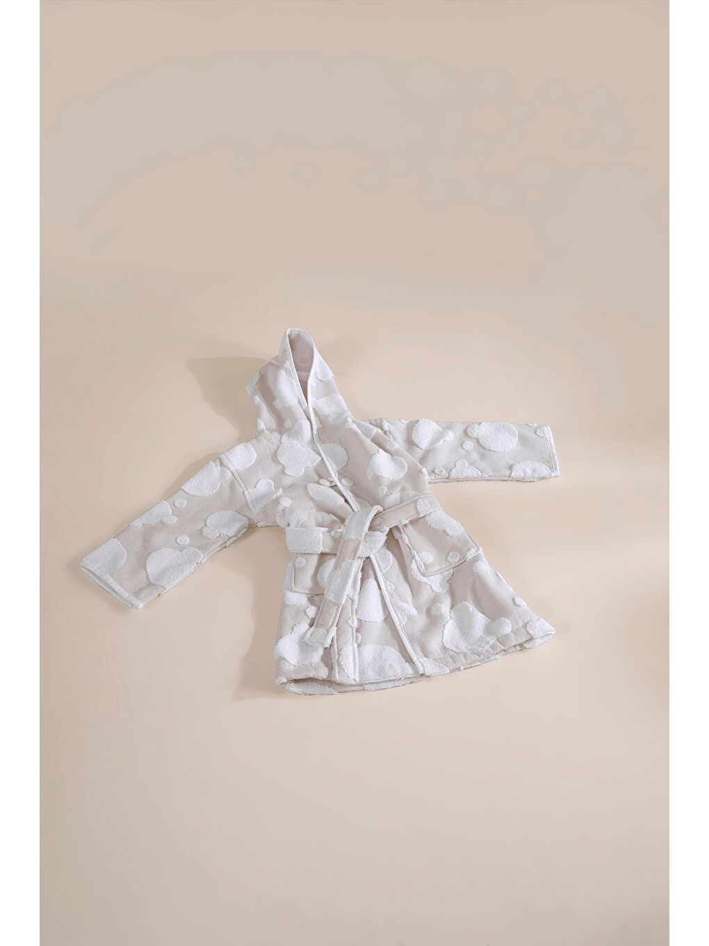 My Little Bear Çocuk Bornoz Bej-1