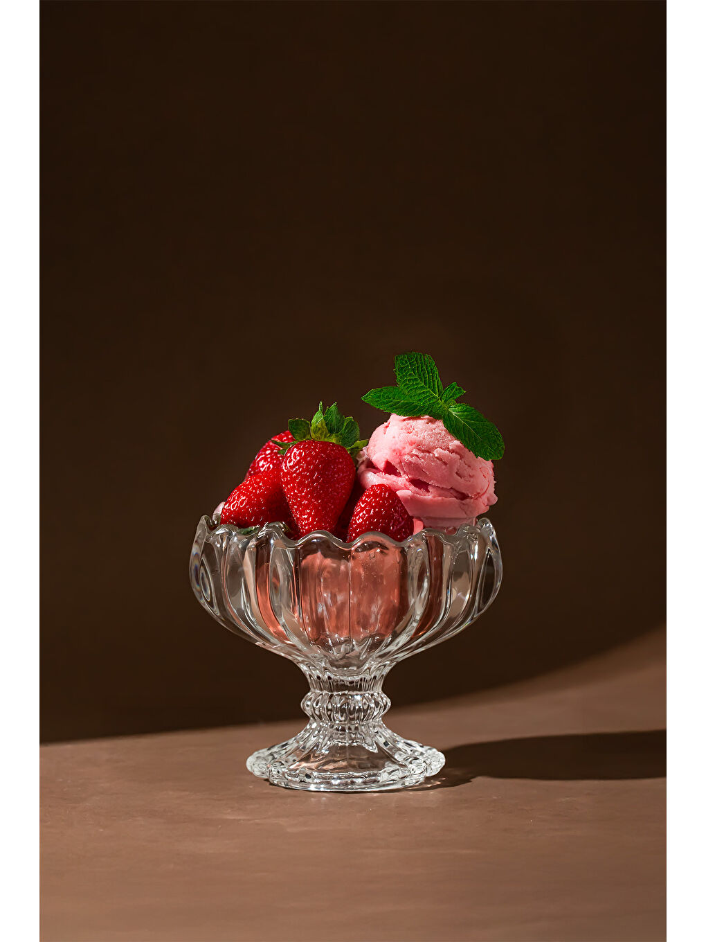 Renksiz Mimoza Cam Kase Puding Tatlı Ve Dondurma Kasesi 6'lı Kase Çerez Seti-3