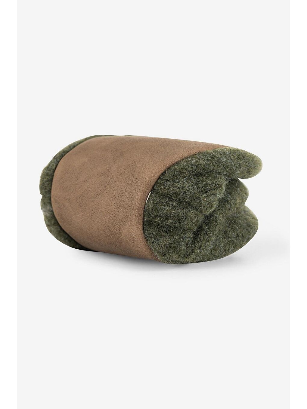 Recycled Woo Wooly Yünlü Haki Barefoot Patik (Hediye Seti)-6