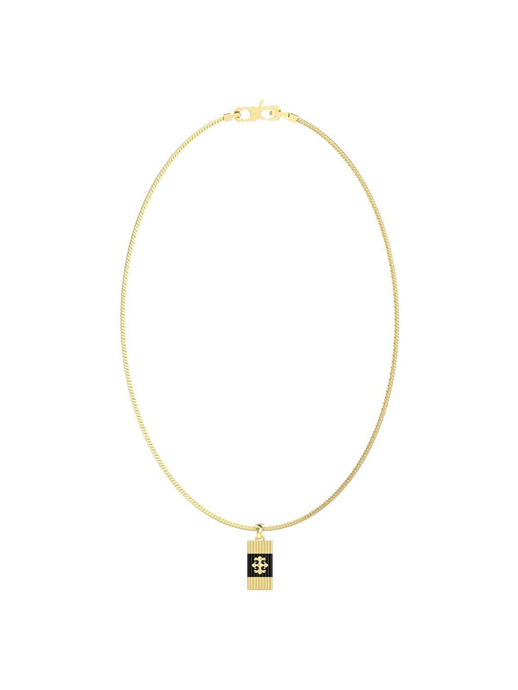 Sarı JGUJUMN05067JWYGBKTU Erkek Kolye