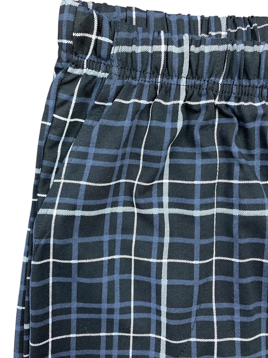 Antrasit Erkek %100 Doğal Pamuk Cepli Yüksek Kalite Rahat Pijama Altı-2