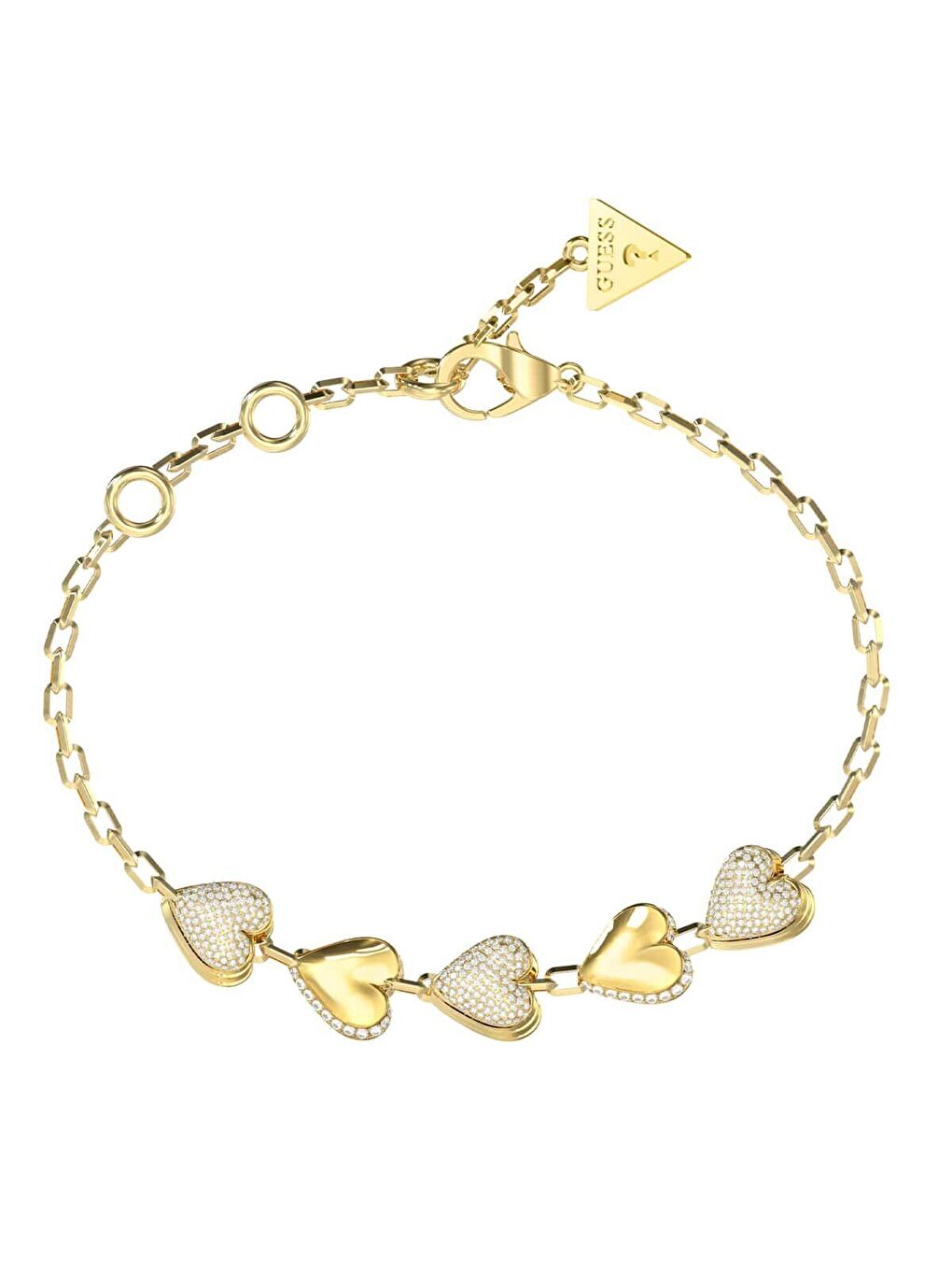 Sarı JGUJUBB06071JWYGS Kalpli Kadın Bileklik