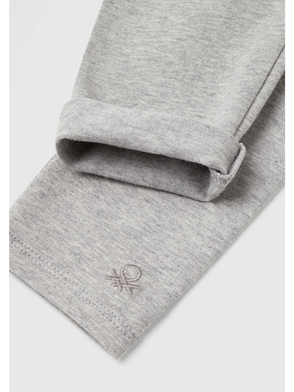 Kız Çocuk Gri Melanj   Uzun Tayt-2