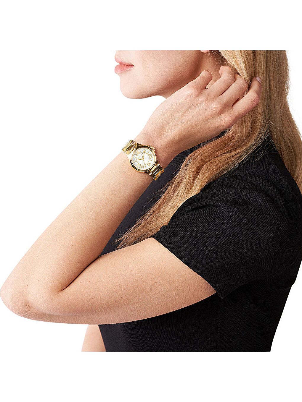 Sarı MK7255 Kadın Kol Saati-3