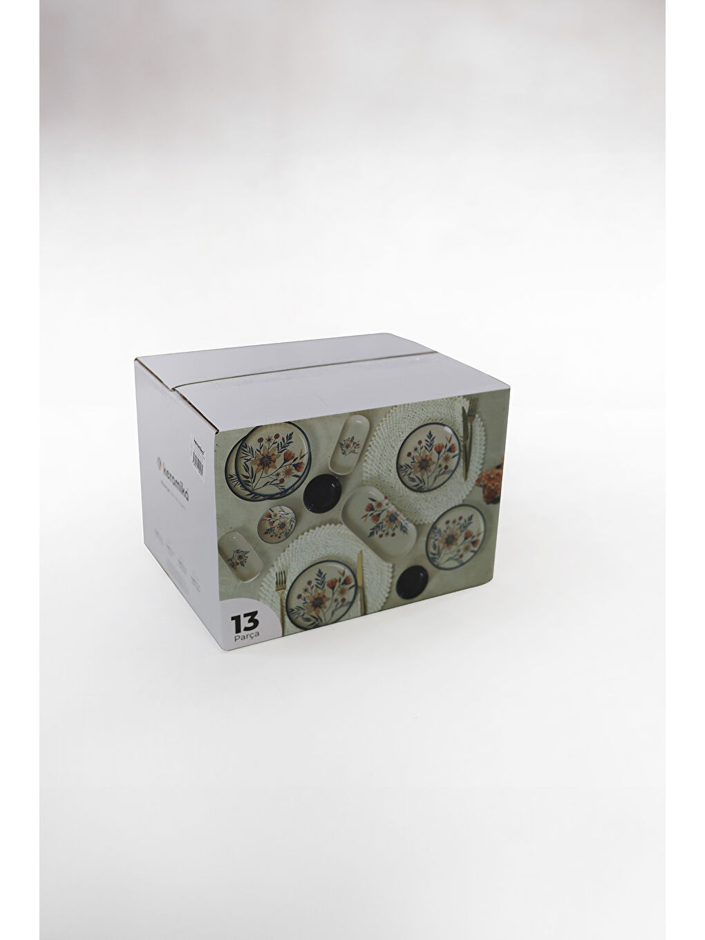 Karışık Çiçek Kahvaltı Takımı 13 Parça 6 Kişilik-2