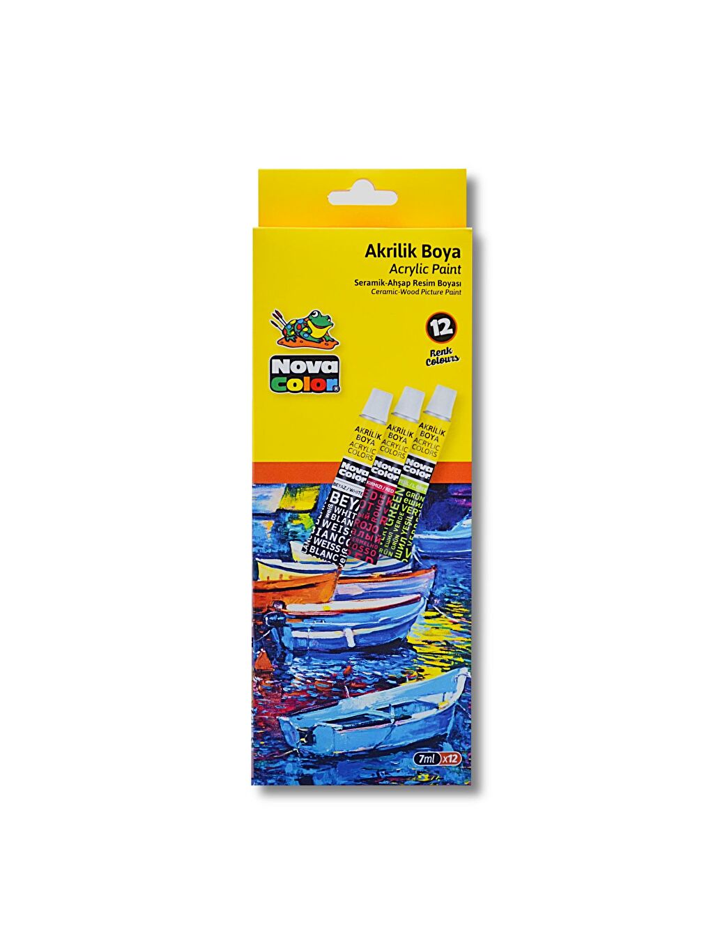 Tüp Akrilik Boya 7 ml 12 Renk (NC-289)