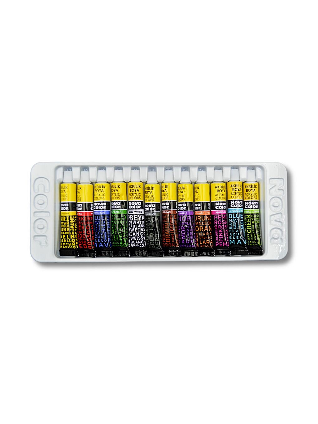 Tüp Akrilik Boya 7 ml 12 Renk (NC-289)-1