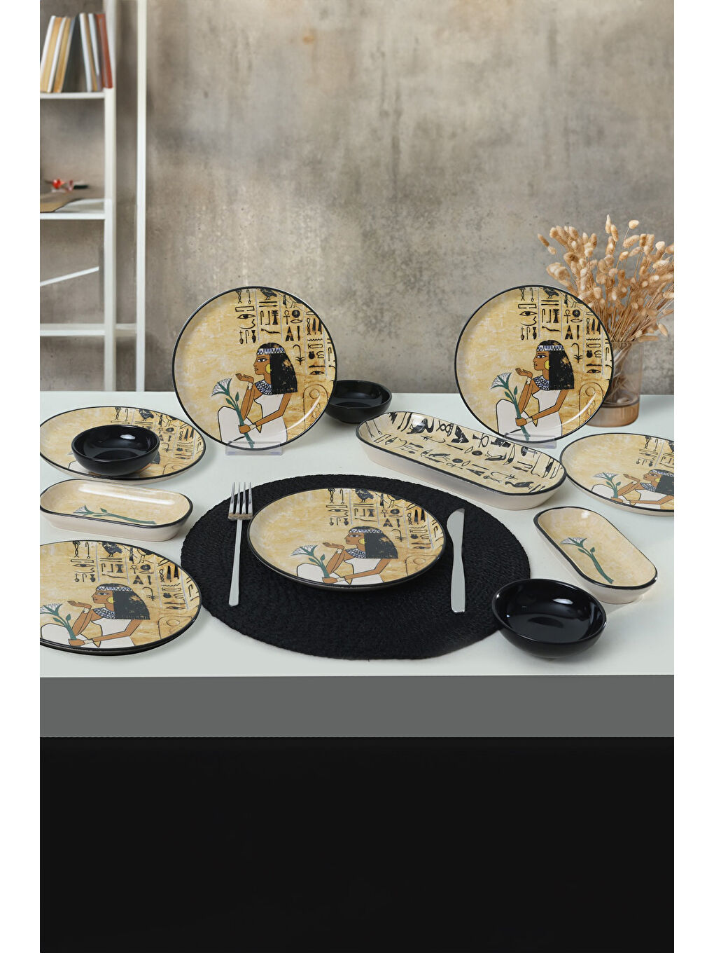 Karışık Etnik Kahvaltı Takımı 13 Parça 6 Kişilik-1