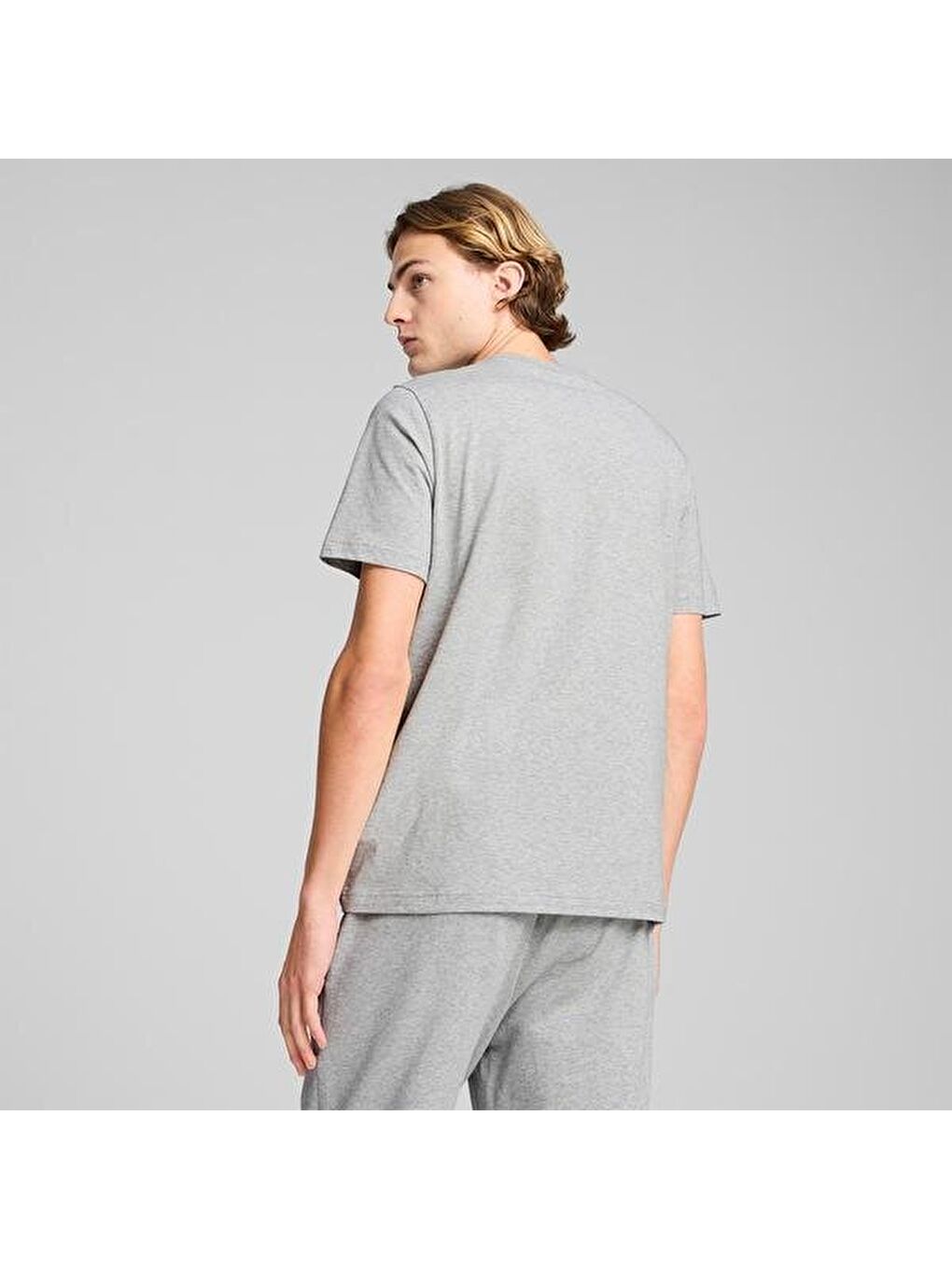 Essentials Elevated Erkek Gri Tişört-1