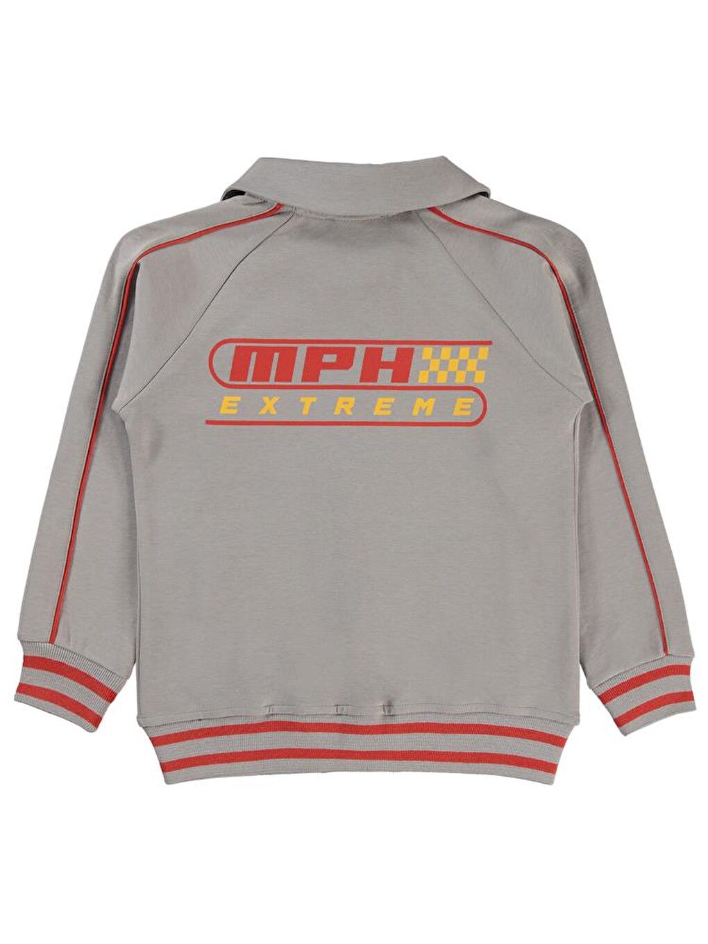 Boys MPH Nakışlı Baskılı 6-9 Yaş Hırka - Gri8-9 Yaş-1