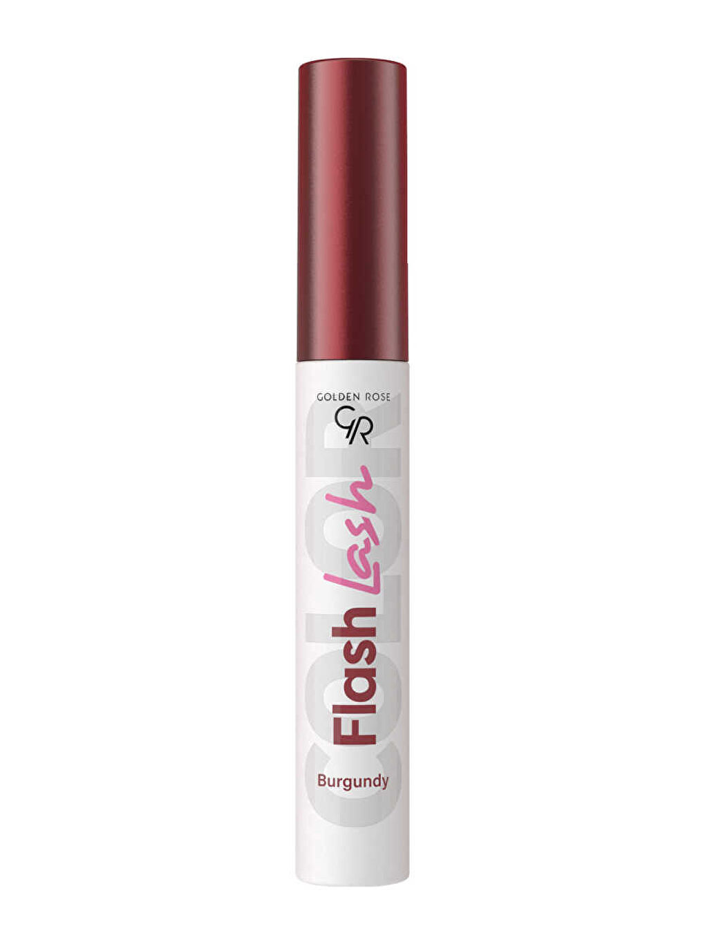 Suya Dayanıklı Förmüllü, Hacim Veren Flash Lash Renkli Maskara - 10 Burgundy-1