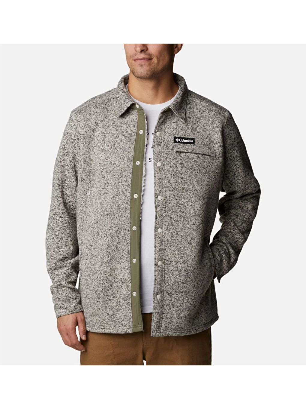 Yeşil Sweater Weather™ Shirt Jacket Erkek Polar Ceket AM1376-278