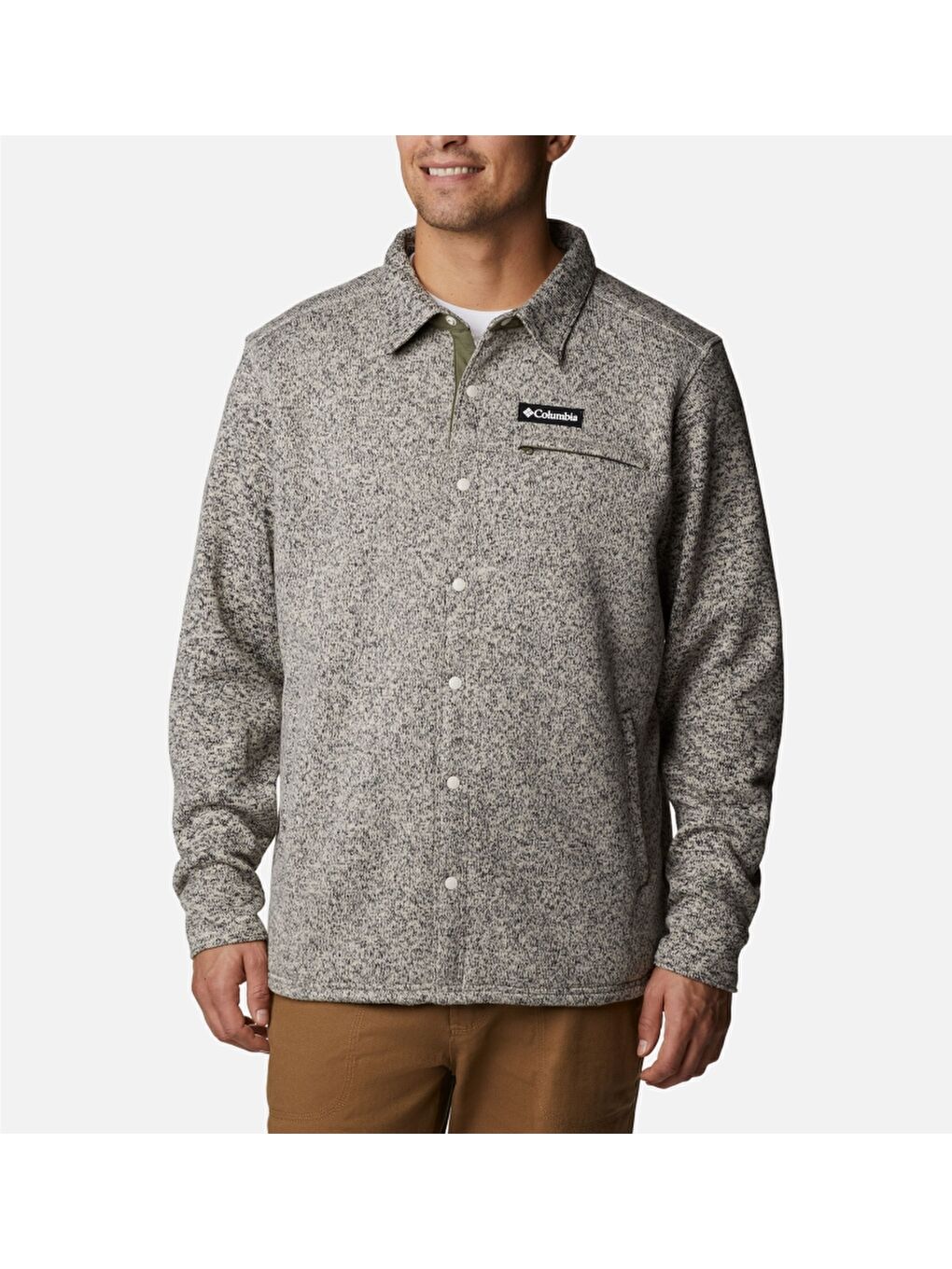 Yeşil Sweater Weather™ Shirt Jacket Erkek Polar Ceket AM1376-278-2