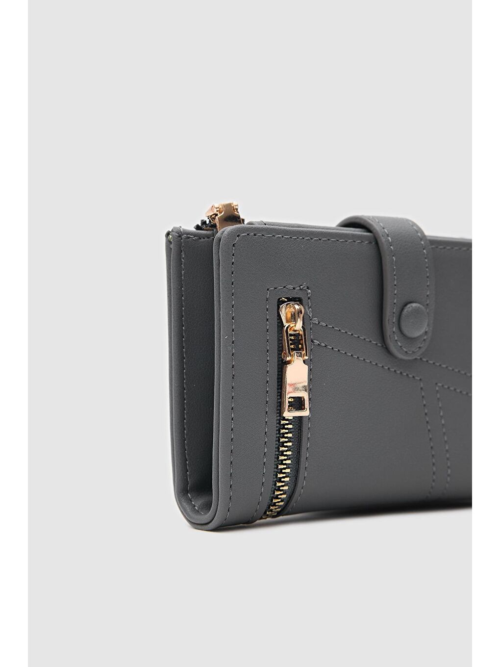 Earl Fermuarlı Cüzdan Antrasit-2