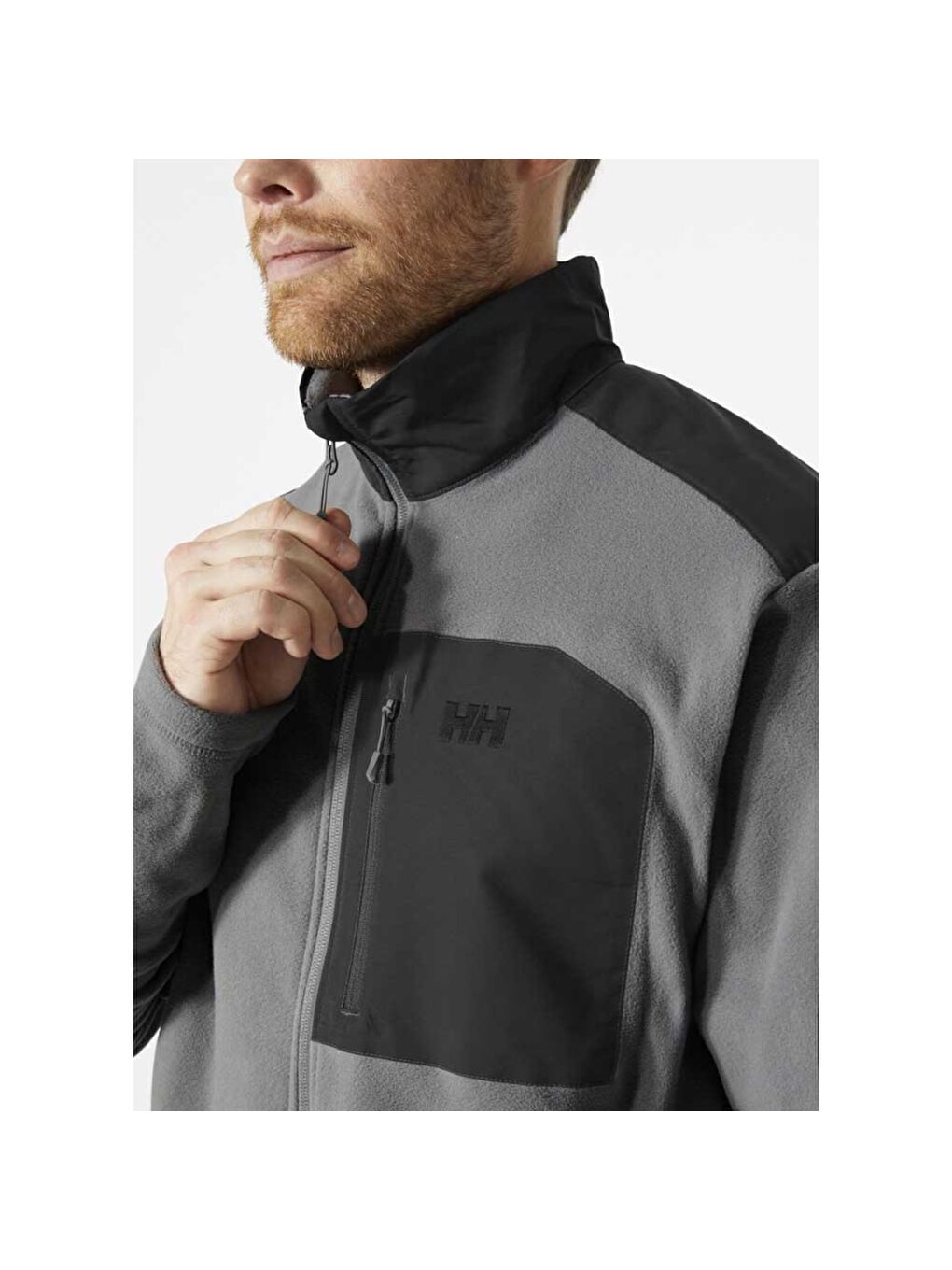 Helly Hansen Gri Daybreaker Block Jacket Erkek Polar Ceket HHA.49454.876 Gri - 5