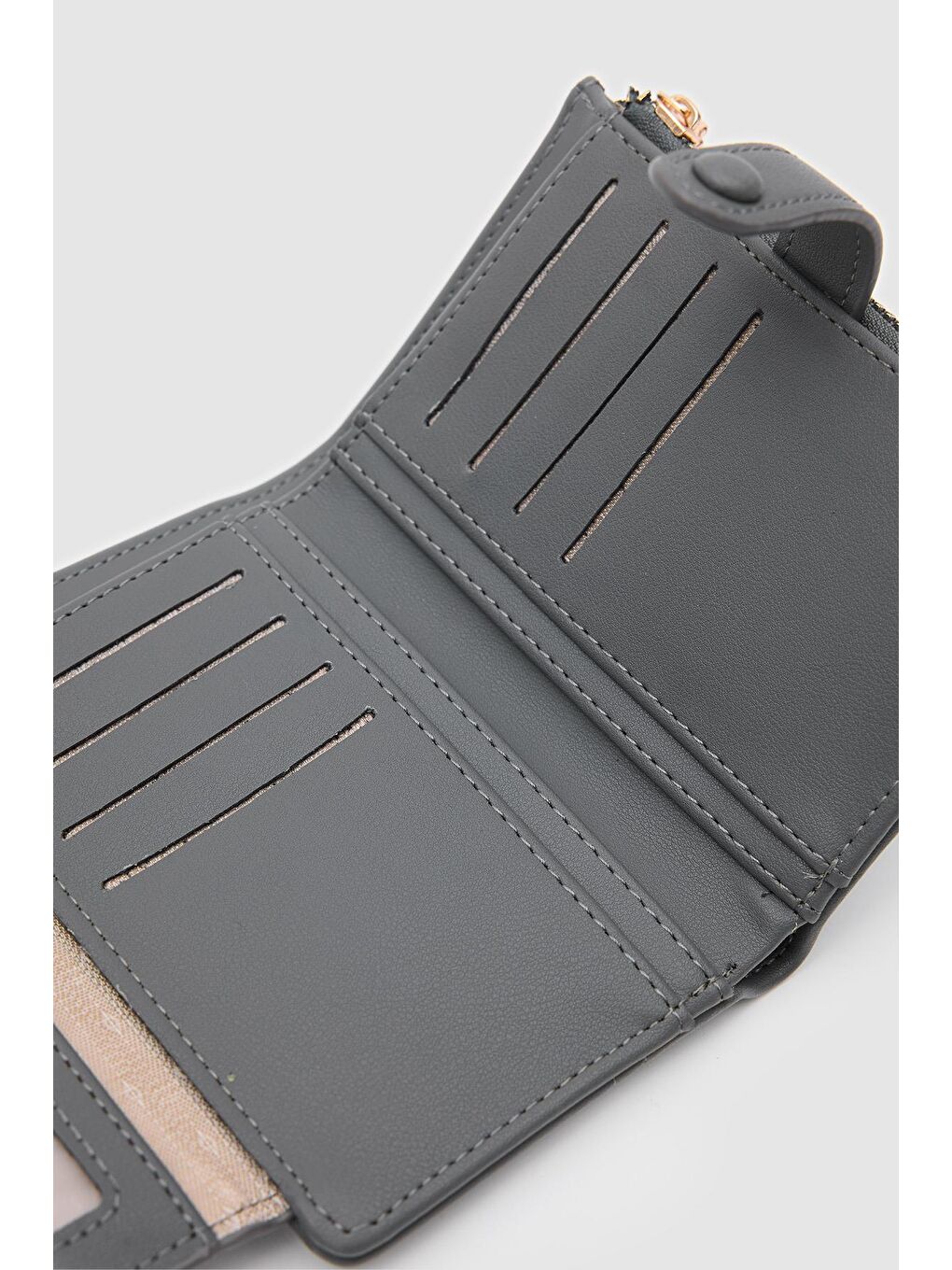 Earl Fermuarlı Cüzdan Antrasit-4
